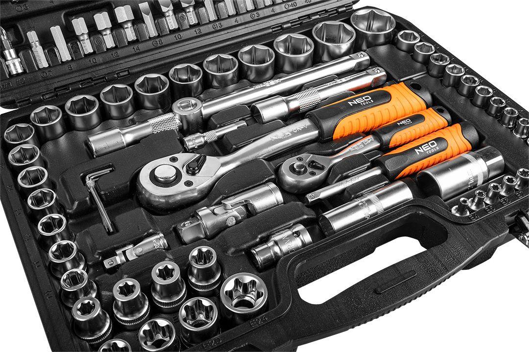 Набір ключів 108 елементів 1/2", 1/4", фото 1