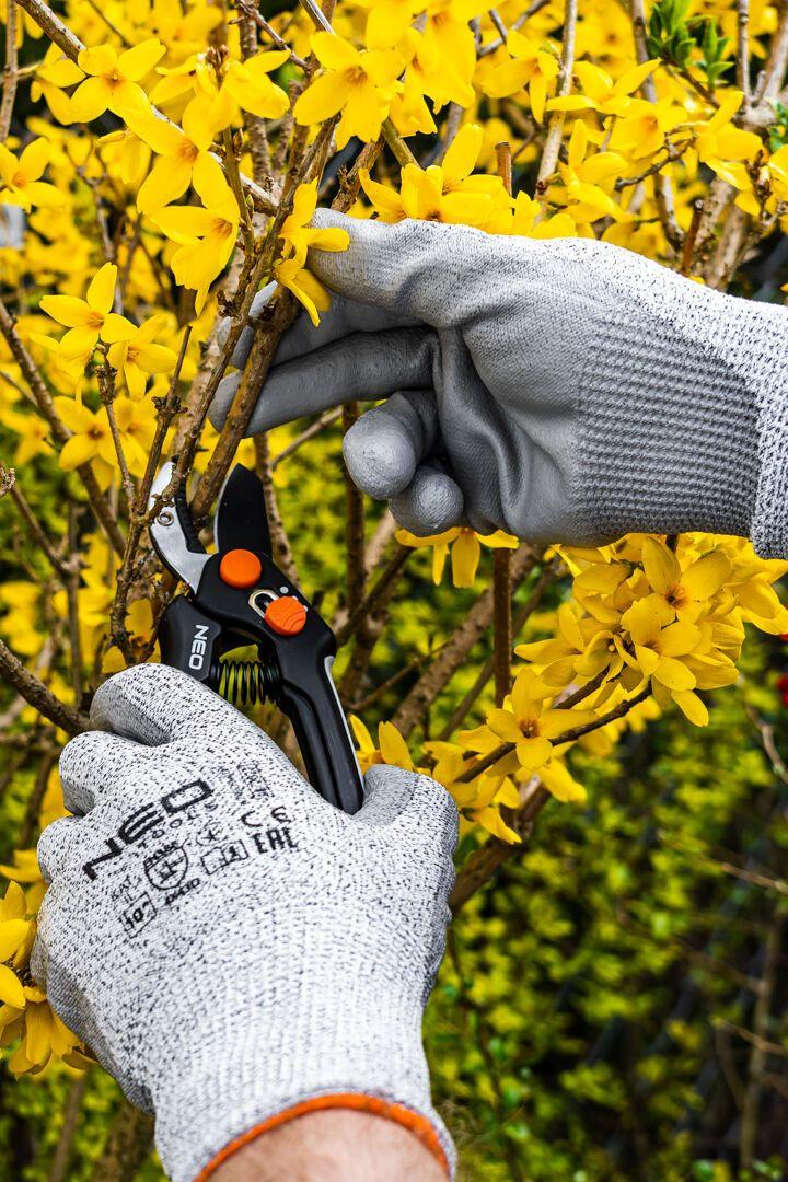 Рукавички захисні від проколу, з ПУ-покриттям, 4X43D, 9 ", фото 1