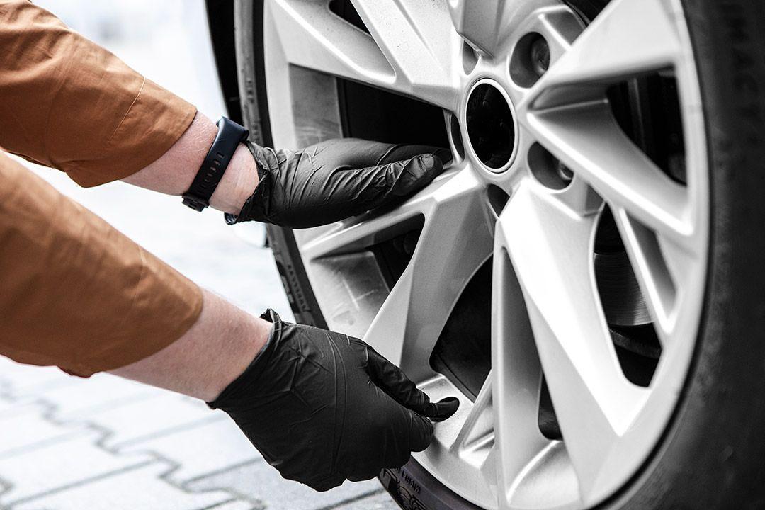 Рукавички нітрилові, чорні, 100 шт., розмір XL, фото 1