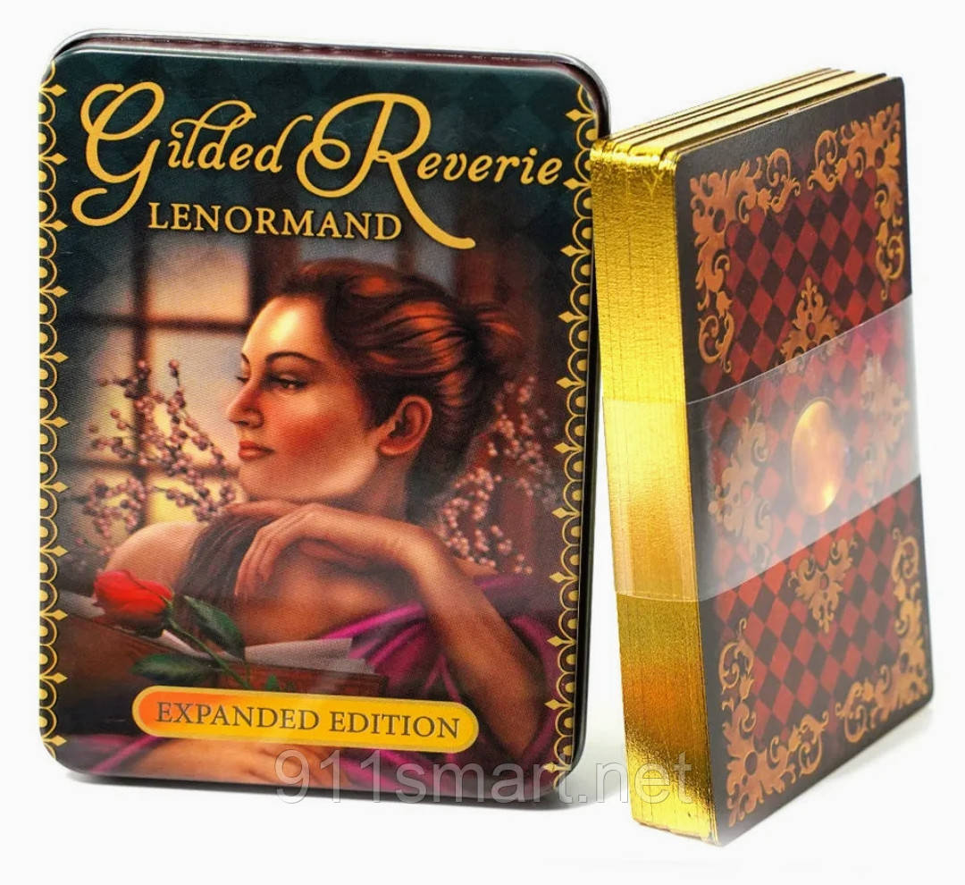 Карти, окаул Золоті мрії Ленорман (Gilded Reverie Lenorman). Розширене видання із золотим зрізом.