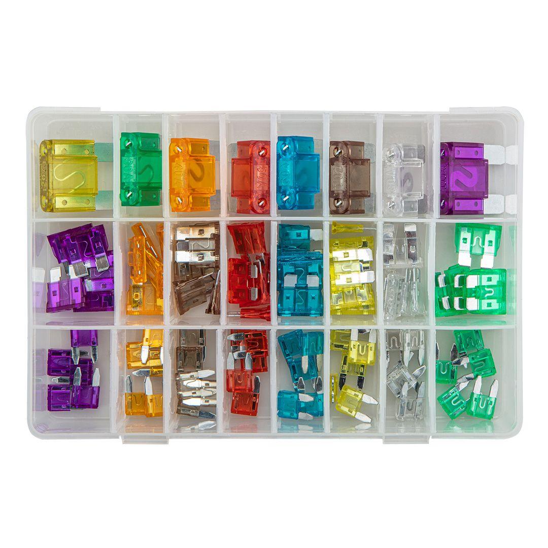 Набір запобіжників автомобільних, набір 88 шт., фото 1