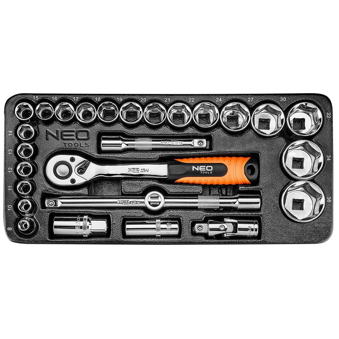 Набір змінних головок 1/2", 27 шт., фото 1