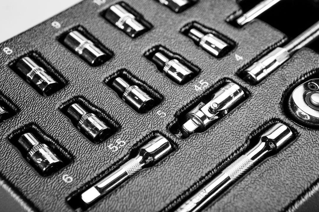Набір змінних головок 1/4", 19 шт.