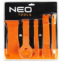 Набор съемников клипс и панелей автомобиля, 5 шт. 11-822 Neo tools