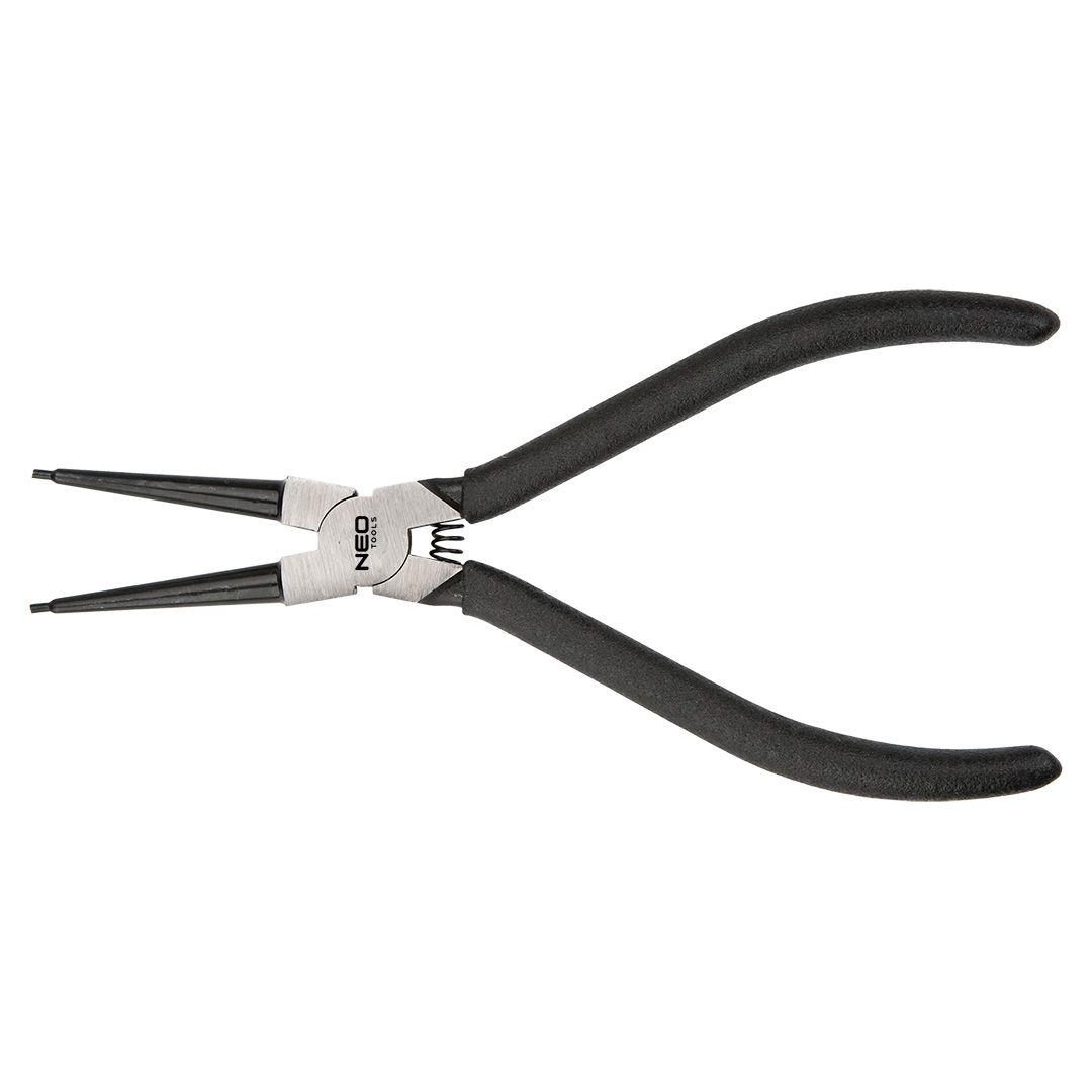 Щипці для стопорних кілець, 220  мм, для внутрішніх/загнуті, фото 1