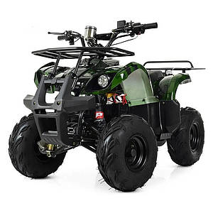 Квадроцикл електричний дитячий підлітковий Profi HB-EATV1000D-10 MP3 USB SD одномісний зелений