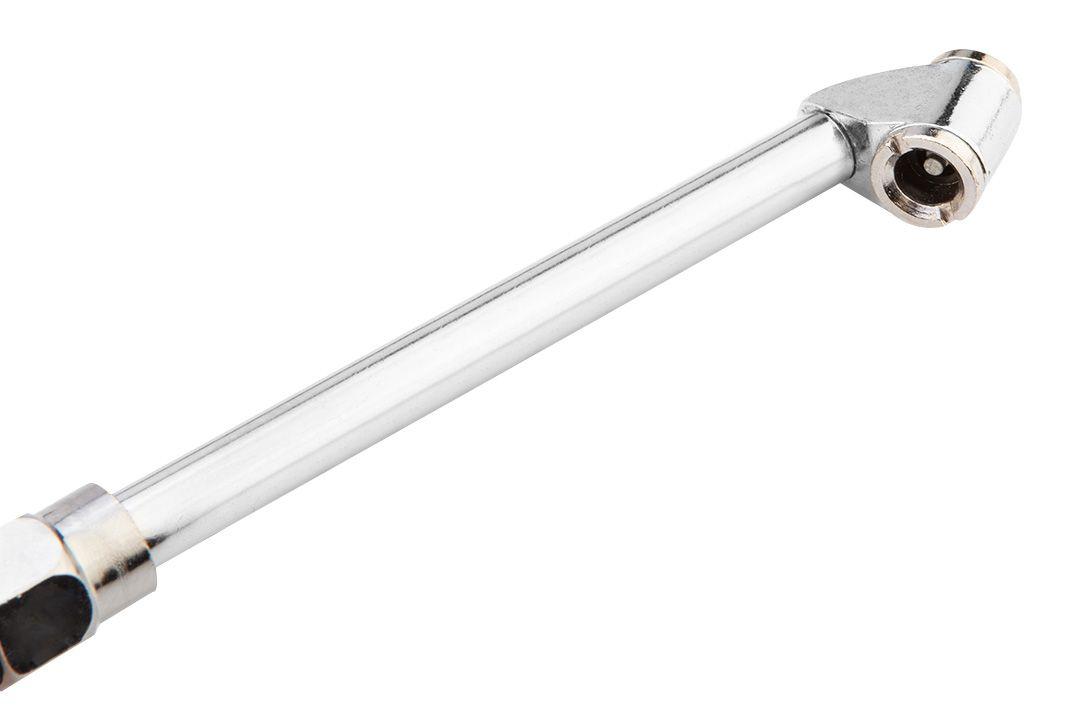 Пістолет для підкачування шин з манометром O 63мм, подовжене сопло, фото 1