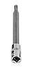 Біта TORX TX27 на торцеву головку 1/4", довга, 87 мм, фото 3