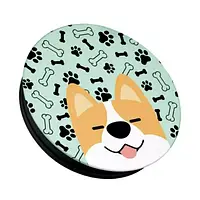 Попсокет держатель для телефона WAVE Cute Mobile Phone Grip (Nprint) happy corgi