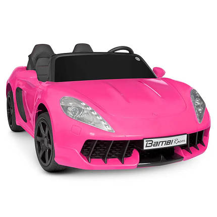 Машина електрична дитяча Bambi Racer M 4055 (MP4)AL-8 Порше на акумуляторі USB електромобіль рожевий, фото 1