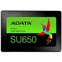 SSD накопитель A-Data Ultimate SU650 120Gb SATA3 2.5" 3D NAND TLC (ASU650SS-120GT-R) (код 886332)