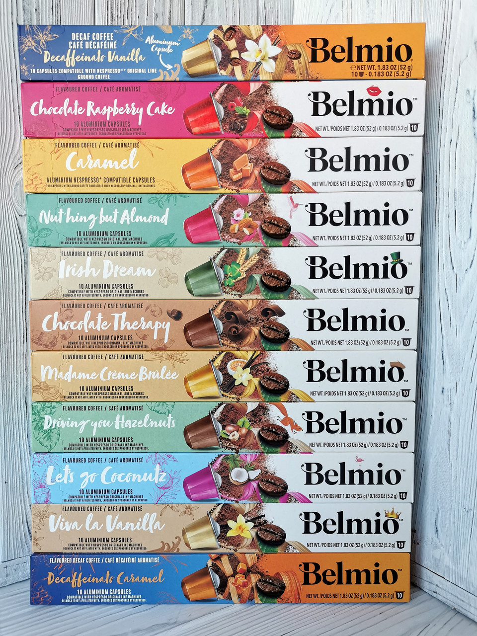 Набір кави в капсулах Belmio Flavoured collection - різноманіття смаків (110 капсул)