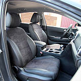 Чохли салону Kia Sportage 4 QL з 2015 р екошкіра+антара (авточохли Кіа Спортейдж), фото 7