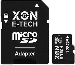 Карта пам'яті XON microSDXC 128GB Class 30 (V30) UHS-II/U3 + SD adapter (MCSX3128BA)