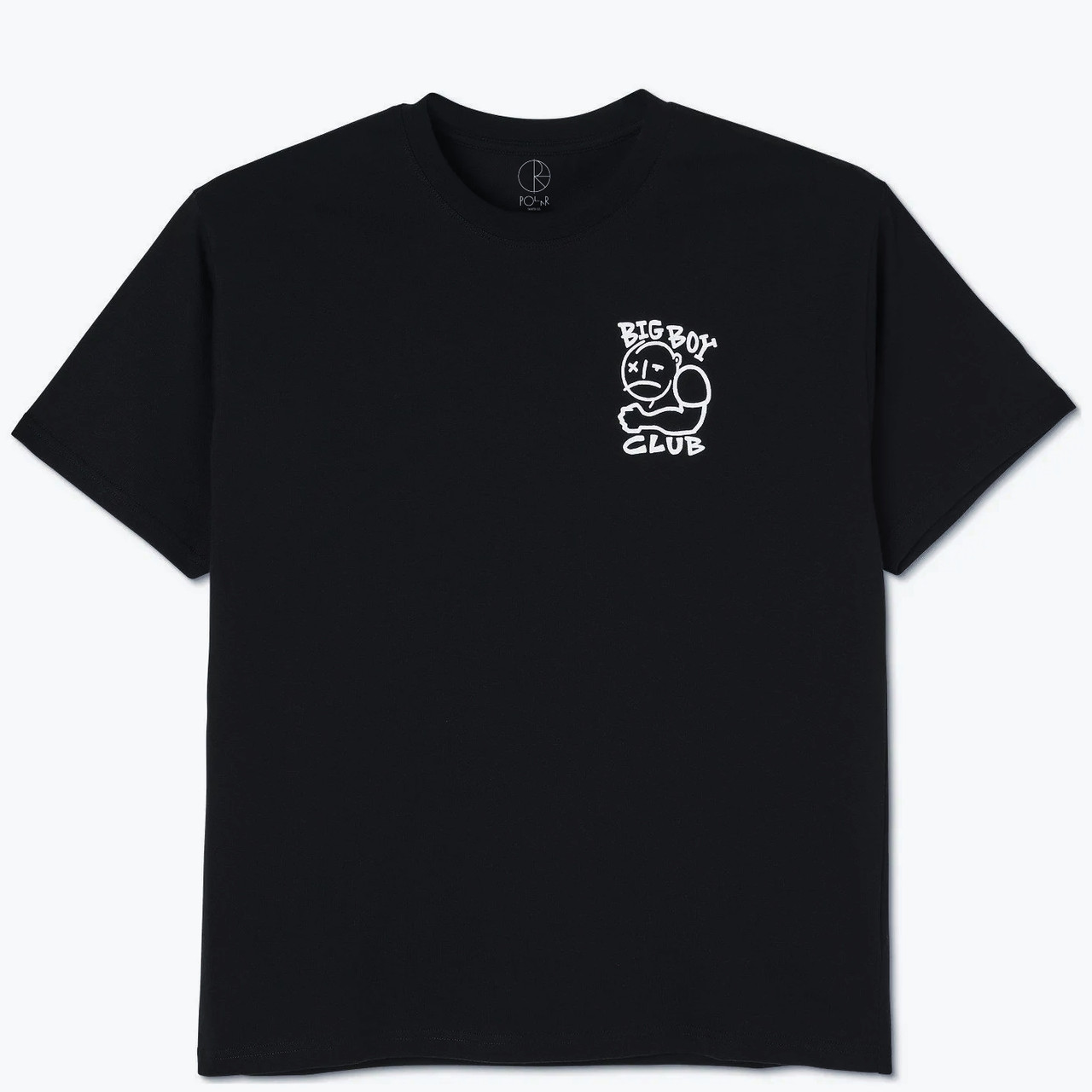 Чорна футболка Polar Skate Co Big Boy Club Logo футболка Полар: продаж ...