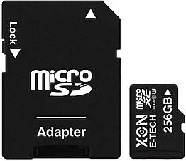 Карта пам'яті XON microSDXC 256GB Class 10 UHS-I + SD adapter (MCSX1256BA)