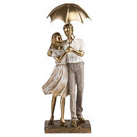 Статуэтка из полиустоуна Влюбленные под дождем 28 см