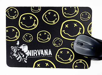 Килимок для мишки 30*20 см  Нірвана "Creatives Smiles" / Nirvana