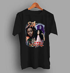 Футболка чорна SZA ''CTRL'' Vintage Look T-Shirt XS