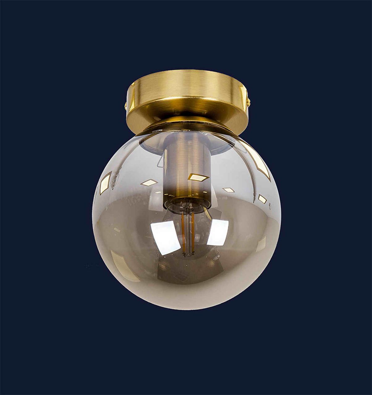 Потолочный светильник шар Levistella 756XPR150F-1 BRZ+BK - фото 2 - id-p1789977403