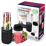 Фітнес блендер для смузі Esperanza Nutri Shot 6W1 700 W чорний, фото 8