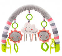 Дуга для коляски Baby Mix TE-8649-92 Облачко TE-8649-92, Pink Grey, розовый/серый