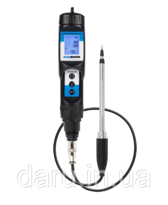 Вимірювач EC E300 Pro, з гострим виносним датчиком, 0.0-19.9 mS/cm; 0°C - 50°C, Aqua Master Tools. Нідерланди