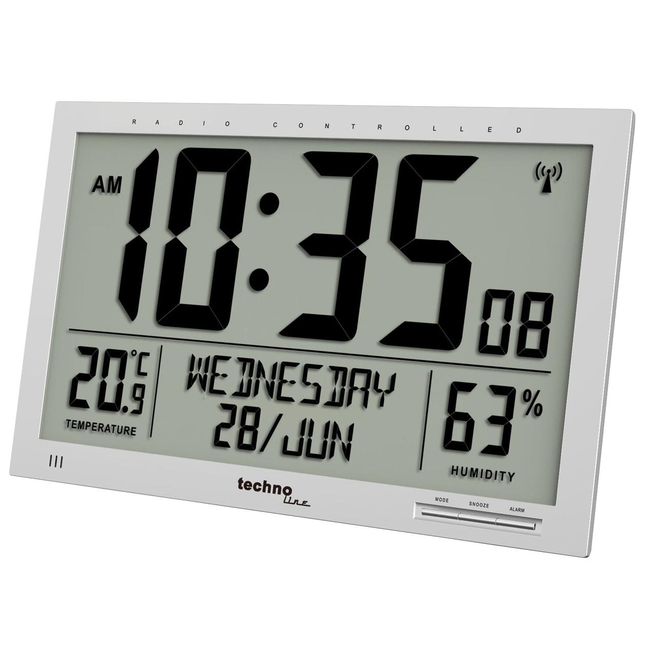 Годинник настінний Technoline WS8013 Silver (WS8013), фото 1