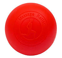 Массажный мячик EasyFit каучук 6.5 см красный