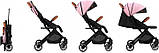 Прогулянкова коляска MoMi ESTELLE LOVE (колір – black – pink), фото 3