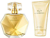 Набор ПАРФЮМЕРНАЯ ВОДА AVON EVE CONFIDENCE 50 МЛ + лосьон 150 мл