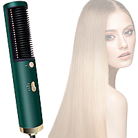Фен-щетка 2в1 800 Вт, HOT AIR BRUS DL181 / Стайлер для волос расческа / Мультистайлер фен браш