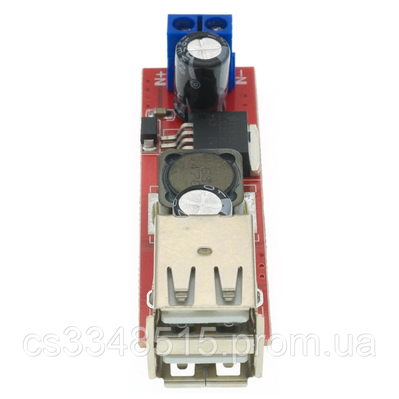 USB DC/DC понижающий преобразователь 6-40 В 12В/24В до 5В до 3A (ID ...