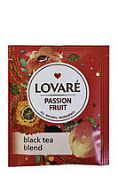 Чай Lovare Плод страсти черный с ароматом персика и маракуйи 50*2г*9шт м/у (52336)