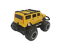 Машинка на радіокеруванні Hummer (Хаммер) жовтий, з підсвічуванням знизу, 13,5*7*9 см (6149-2), фото 3