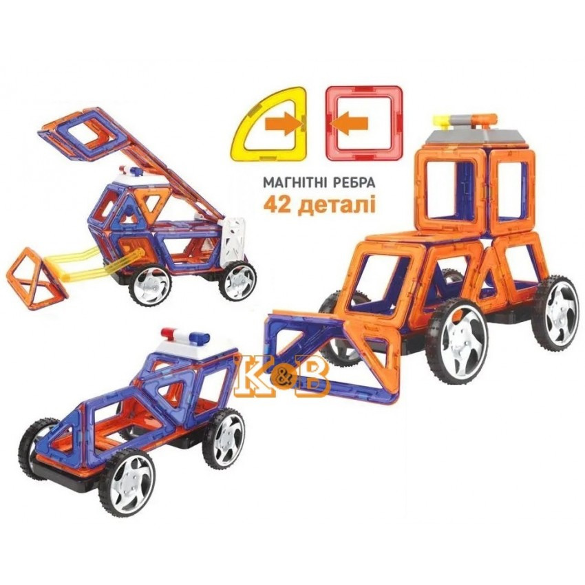 Магнітний конструктор MAGniSTAR LT6004 Limo toy 42 деталі