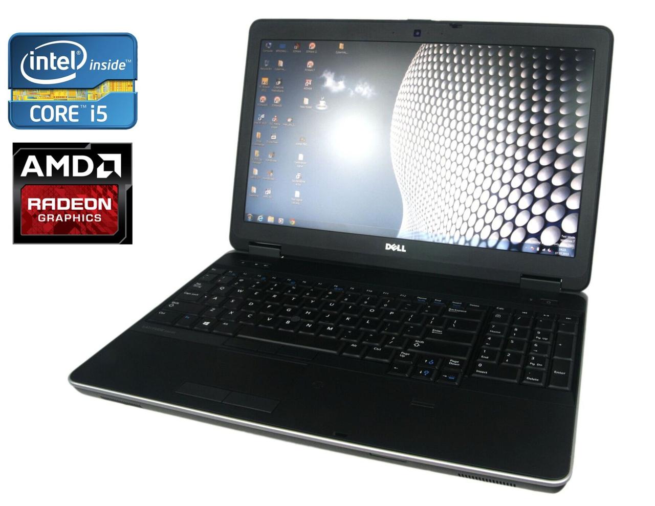 Игровой Ноутбук Dell E6540/15.6"/Core I5-4300M 2 Ядра 2.6GHz/8 GB DDR3 ...