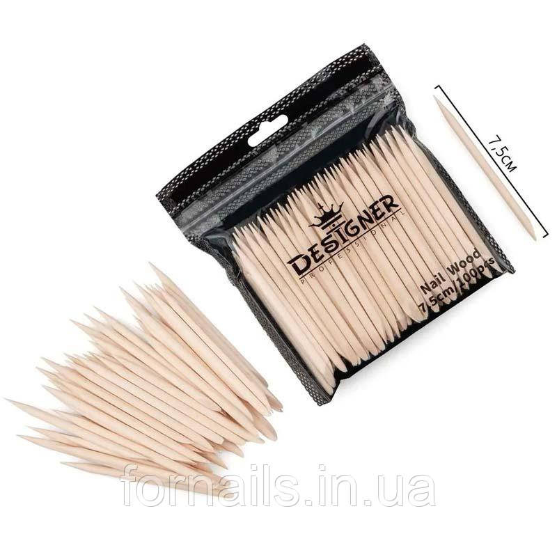 Апельсинові палички Designer 7,5 см, упаковка 100 шт, фото 1