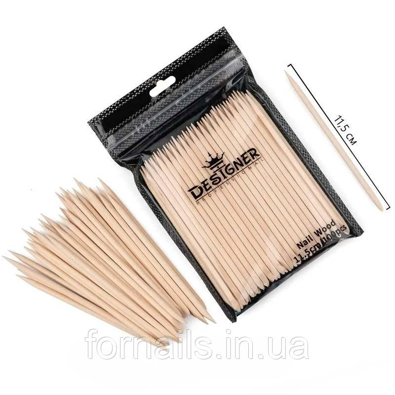 Апельсинові палички Designer 11,5 см, упаковка 100 шт, фото 1