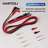 Щупи для мультиметра ANENG PT1010 20A 153 см ПВХ, фото 4