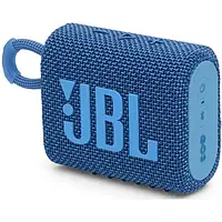 Акустика портативная JBL Go 3 Eco Eco Blue (JBLGO3ECOBLU)