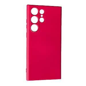 Силіконовий чохол Case SMTT (AA) для Samsung S23 Ultra Cherry