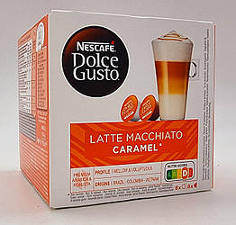 Кава в капсулах Nescafe Dolce Gusto Latte Macchiato Caramel 16 шт.