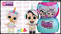 Куклы LOL Surprise Glitter Color Change Dolls, Lil Sisters, and Pets Colour Change Mega Pack Bubbly 2-in-1 Me & Bro