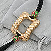 Браслет Арабська ніч 39054 плями розводи подряпини ширина 8 мм різнокольорова емаль позолота 18К довжина 18+3, фото 3