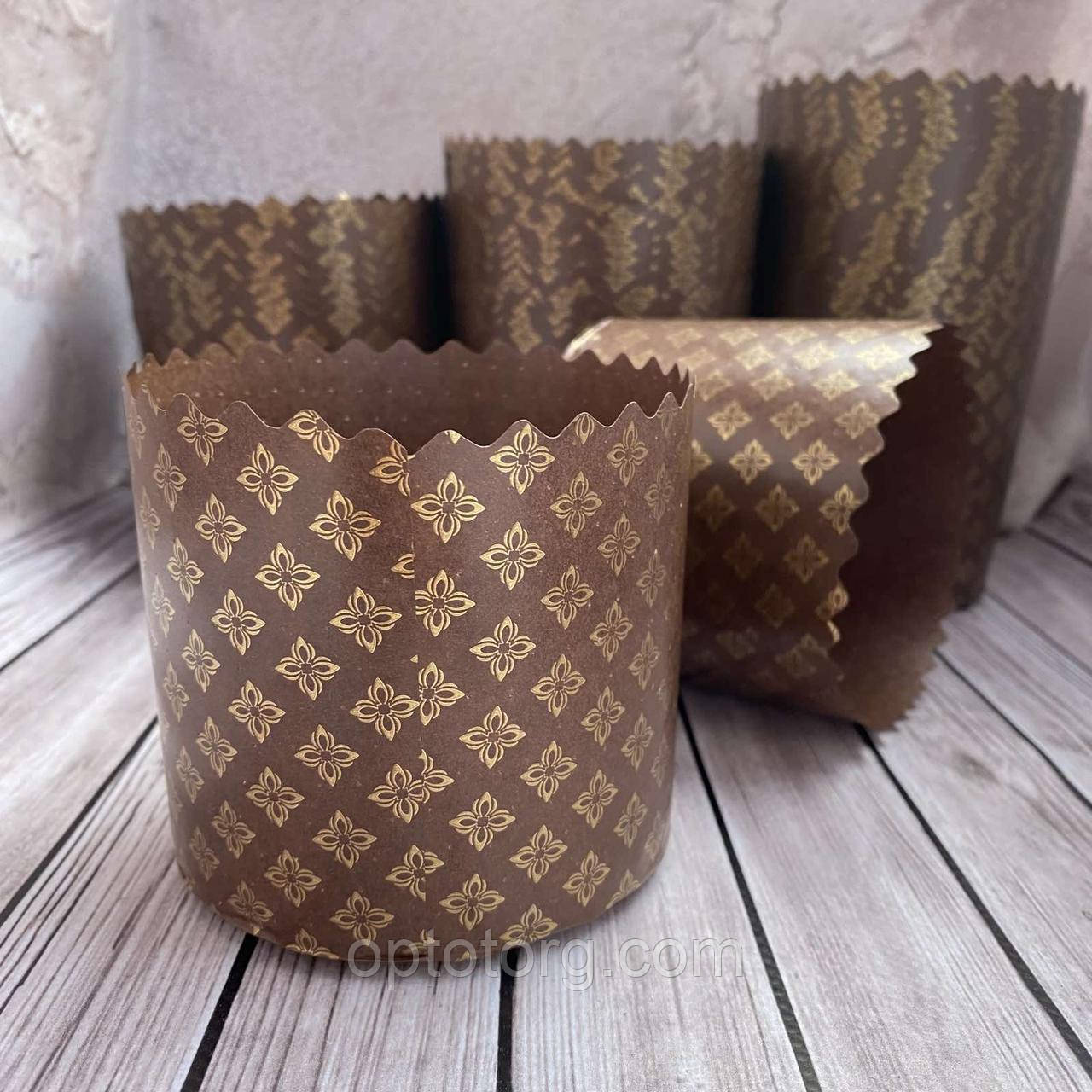 Бумажные формы для выпечки оптом 70*85 микс Шоколад золото: продажа ...