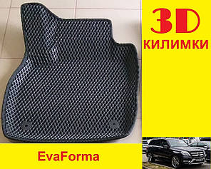 3D килимки EvaForma на Mercedes GLK-Class X204 '08-15, килимки ЕВА, фото 1