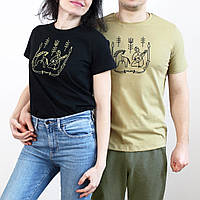 Парні футболки з вишивкою Козак Мамай