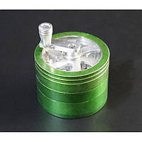 Гриндер алюминиевый магнитный 4 части зеленый