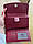 Гаманець зі шкіри ската з пітоном Ekzotic Leather Бордовий ( stw 114), фото 3